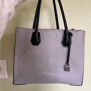 Michael Kors Two-Tone Gray and Black Tote